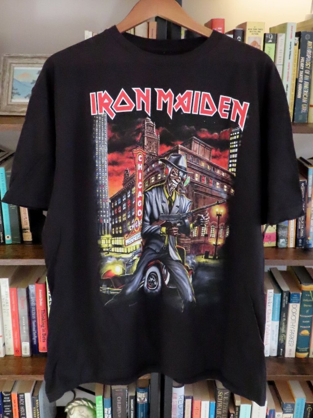 Iron Maiden Somewhere Back in Time 2008 graphic band Tshirt XL